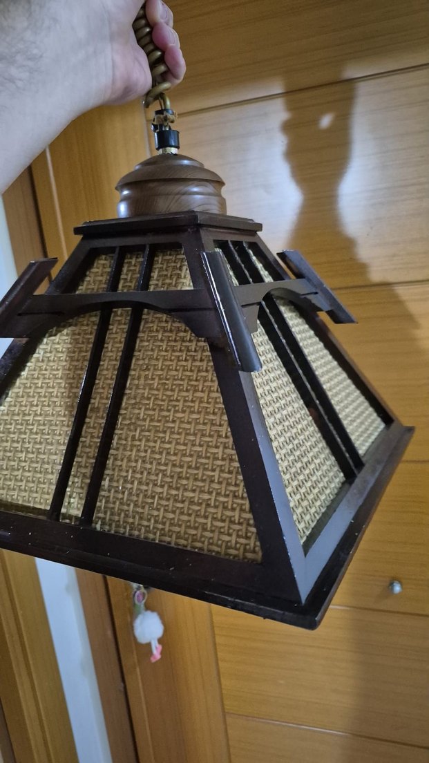 hazeran avıze retro ahsap - Görsel 3