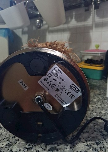 ıkea hasır abajur lamba rattan - Görsel 2