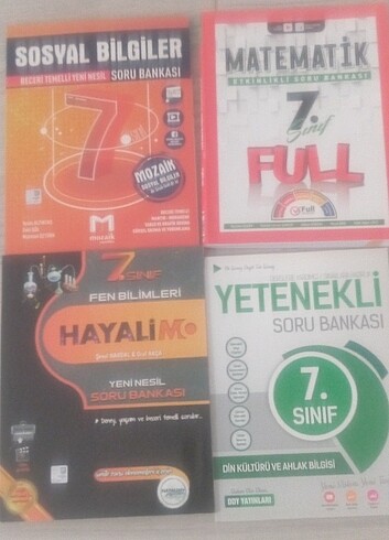 Set olarak 7 sınıf 