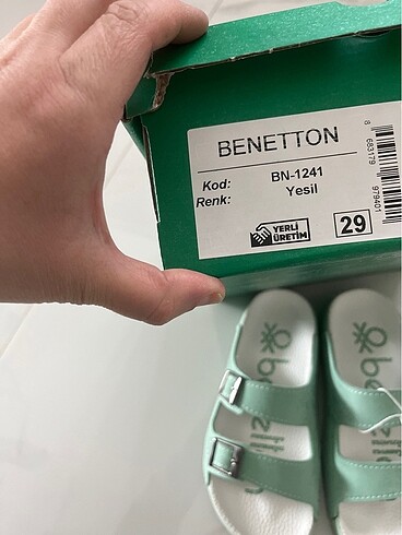 29 Beden Çocuk terlik