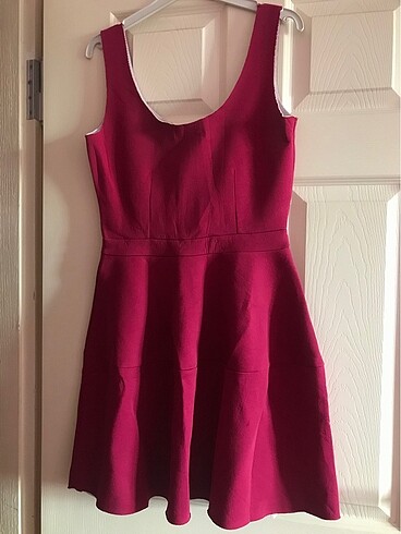 Pembe Askılı Elbise