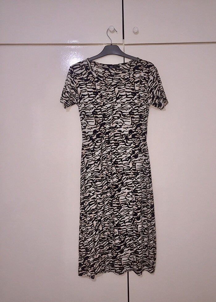 Günlük kısa kollu Elbise - Görsel 2