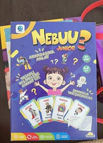 Diğer What am i?, nebuu juinor, stack up keyifli 3 kutu oyunu 