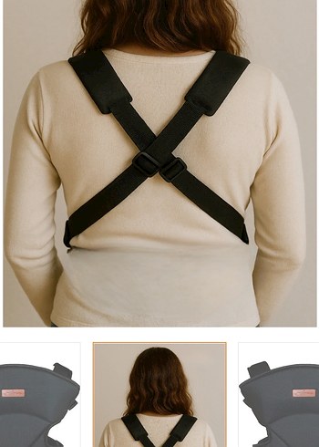 Molmini Siyah Bebek kanguru - Görsel 2