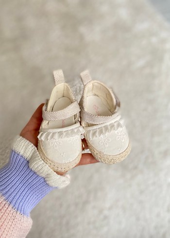 LCW STEPS Hasır Tabanlı Kız Bebek İlk Adım Ayakkabısı - Görsel 2