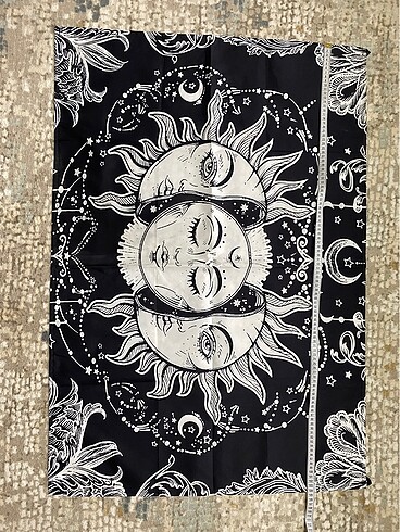 Diğer CarpeButik Ay ve güneş meditasyon duvar halısı
