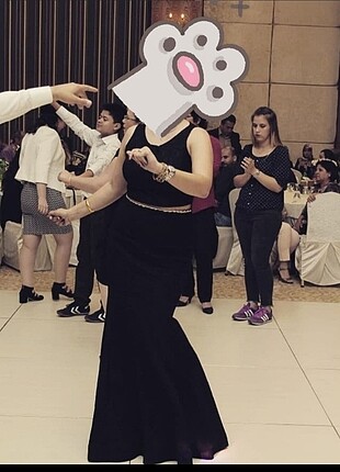 Siyah balik model abiye