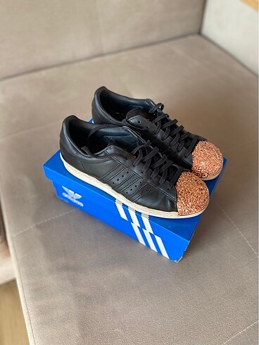 38,5 Beden siyah Renk Adidas superstar