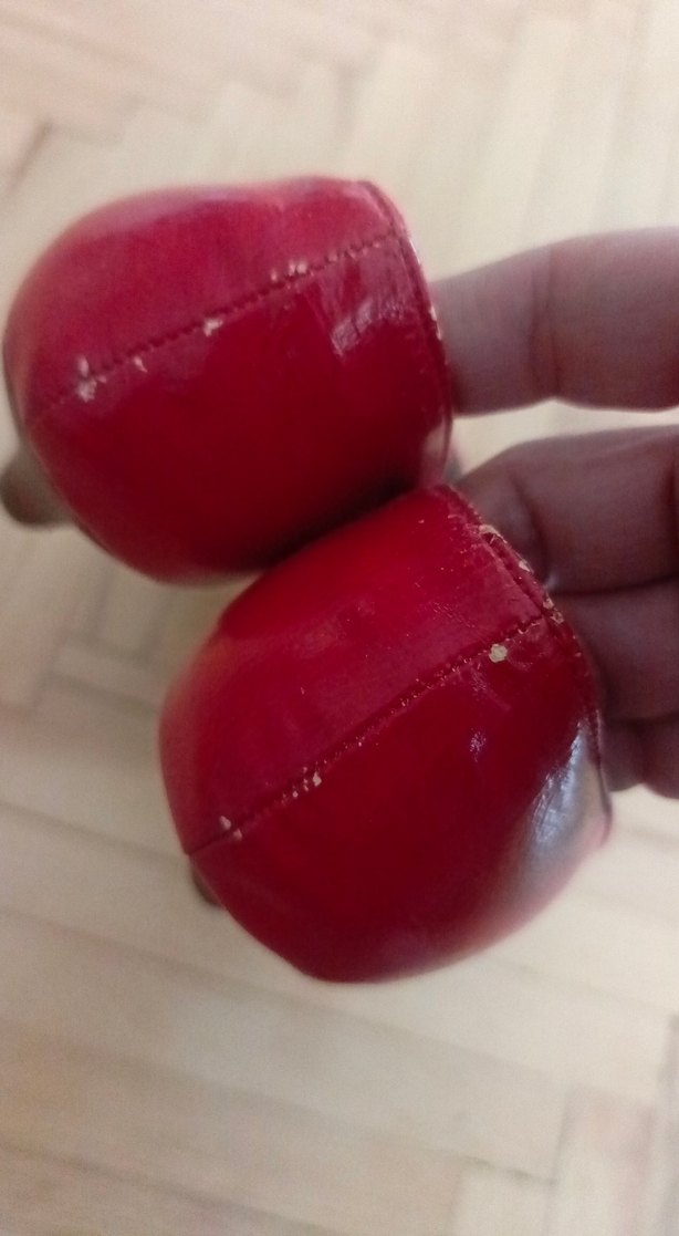 Kadın Parlak Kırmızı Stiletto Mini Topuklu Ayakkabı - Görsel 5