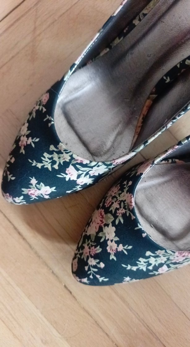 Çiçek desenli Stiletto. - Görsel 5