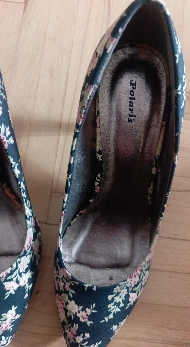 Çiçek desenli Stiletto. - Görsel 4