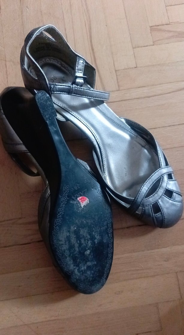 Gri Kadın Dolgu Topuklu Ayakkabı - Görsel 3