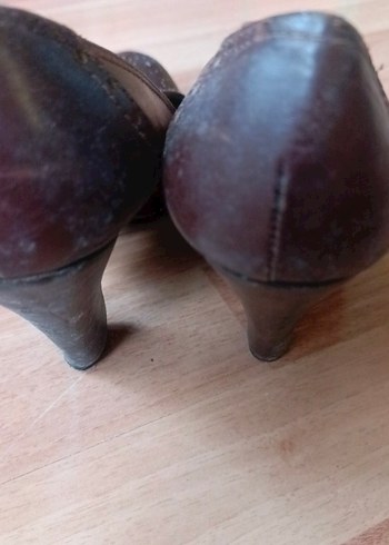 Kahverengi Deri Püsküllü Vintage ayakkabı - Görsel 5