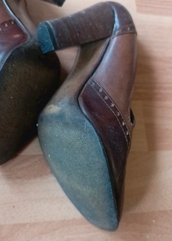 Kahverengi Deri Püsküllü Vintage ayakkabı - Görsel 4