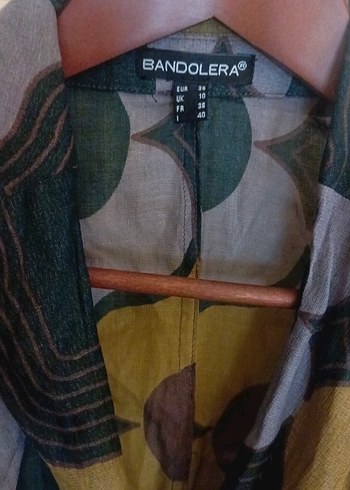 Düğmeli Çok Renkli Kadın Ceket - Görsel 2