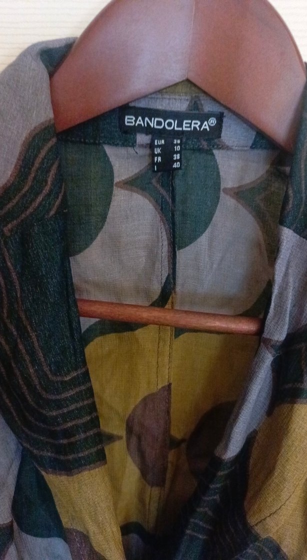 Düğmeli Çok Renkli Kadın Ceket - Görsel 2