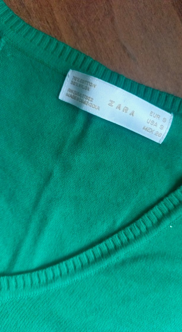 Yeşil V Yaka Kadın Süveter - Görsel 4