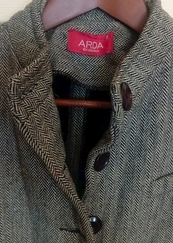 Gri Kadın Kaban - Görsel 8