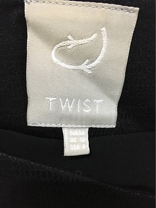 36 Beden siyah Renk Twist ust giyim