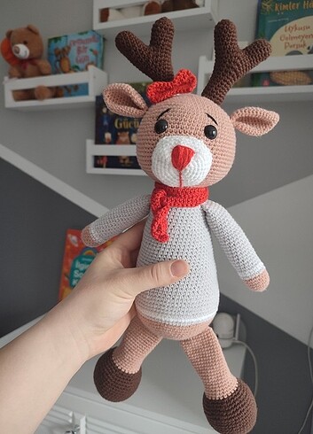  Beden Renk Amigurumi örgü geyik