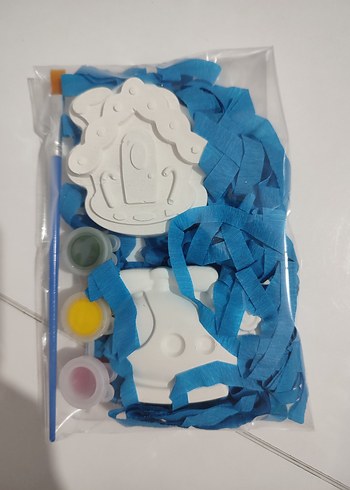 Çocuklar için Boyama Seti ve Dekoratif Parçalar