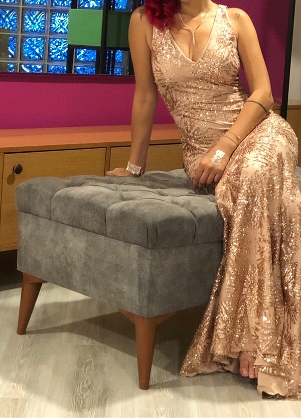 Payetli abiye - Görsel 2