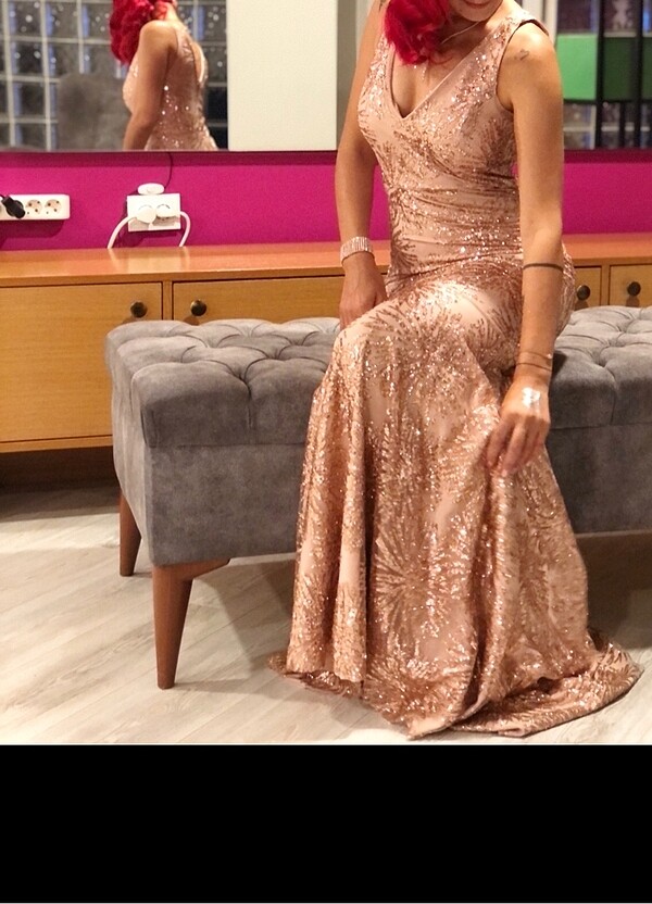 Payetli abiye - Görsel 3