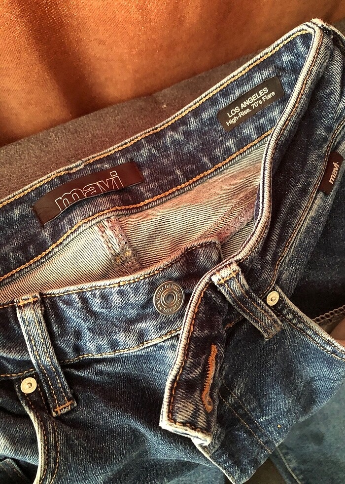 Mavi jeans kot - Görsel 2