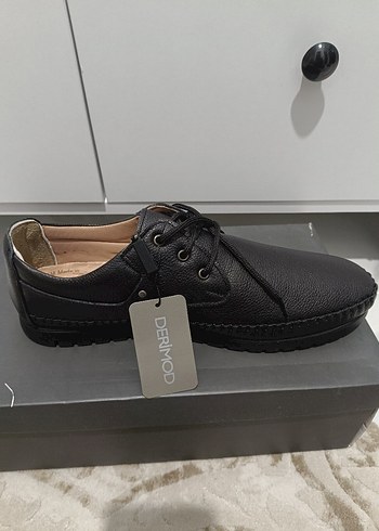 Derimod Siyah Deri Erkek Ayakkabı - Görsel 3