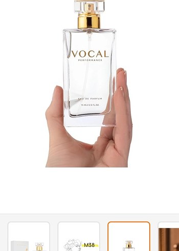 Vocal M38 Erkek Parfümü 75 ml - Görsel 3