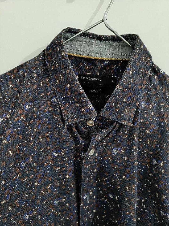 Erkek DeFacto Uzun Kollu Gömlek - Görsel 2