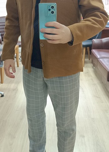 Kahverengi Erkek Ceket - Görsel 3