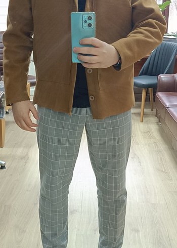 Kahverengi Erkek Ceket - Görsel 4