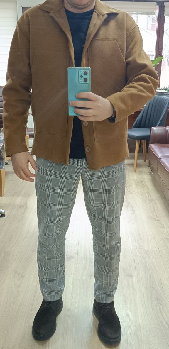 Kahverengi Erkek Ceket - Görsel 4