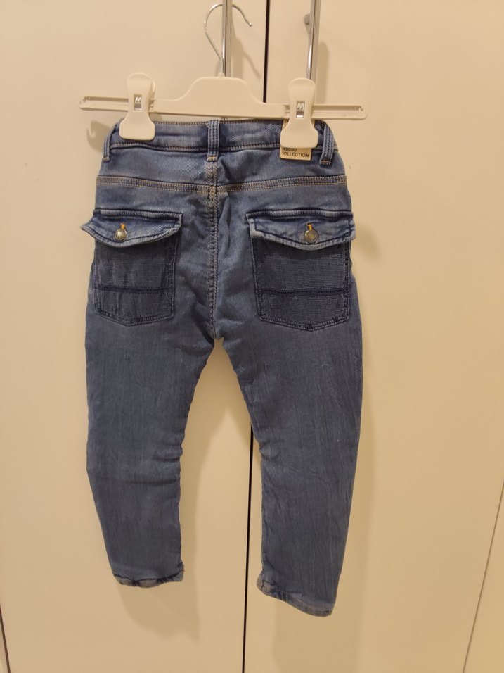 Erkek Çocuk Mavi Denim Pantolon - Görsel 2