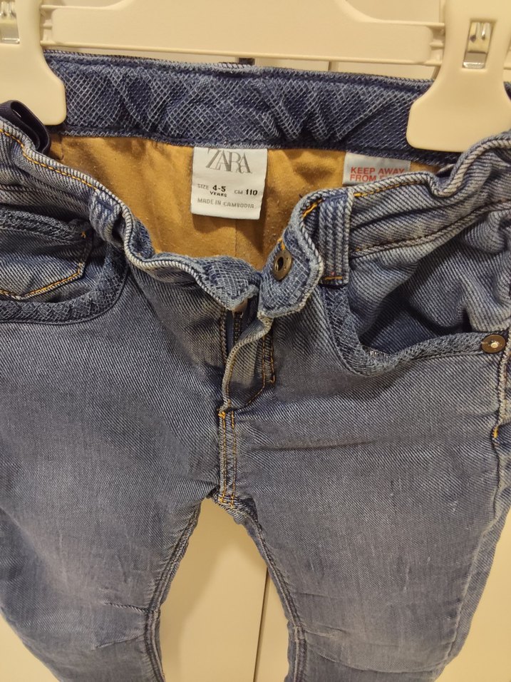 Erkek Çocuk Mavi Denim Pantolon - Görsel 3