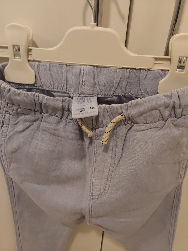 Açık Mavi Erkek Çocuk Pantolon - Görsel 3