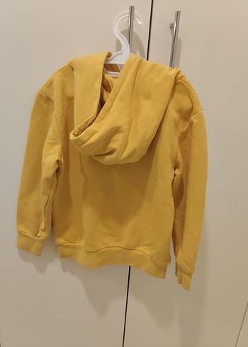 Sarı Erkek Çocuk Kapüşonlu Sweatshirt - Görsel 2