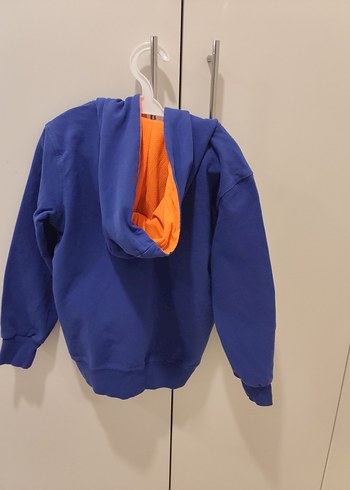 EA7 Mavi Baskılı Erkek Sweatshirt - Görsel 2