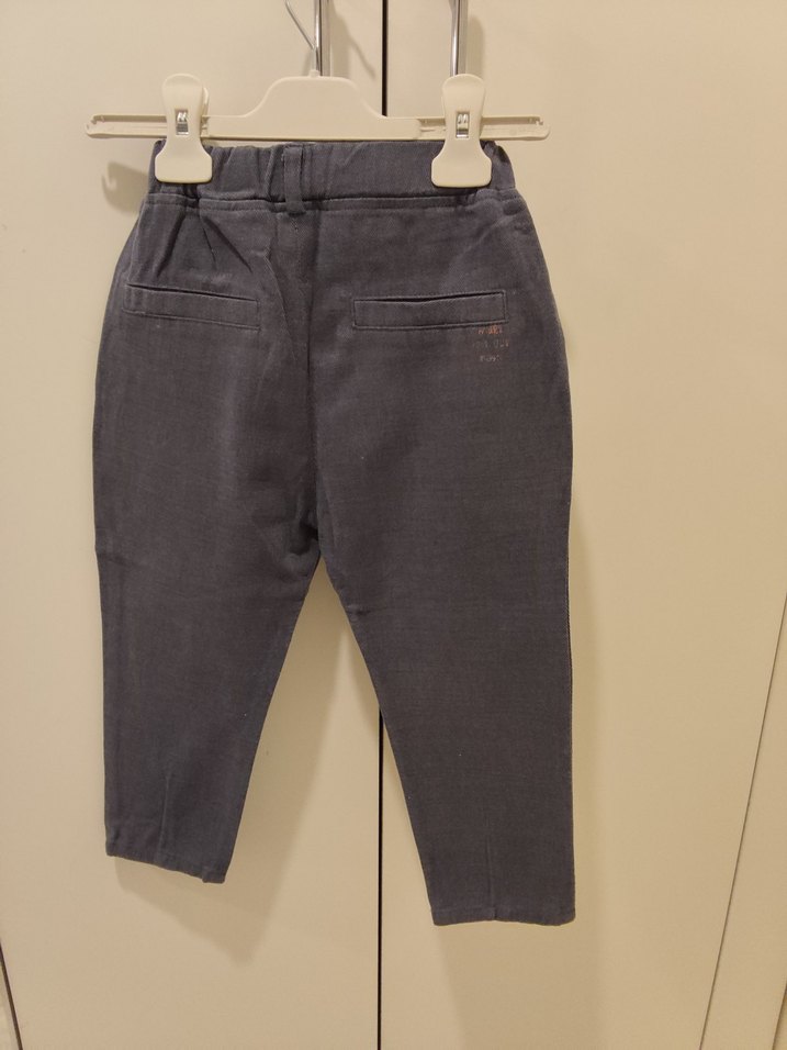 Gri Erkek Çocuk Regular Fit Denim Pantolon - Görsel 2