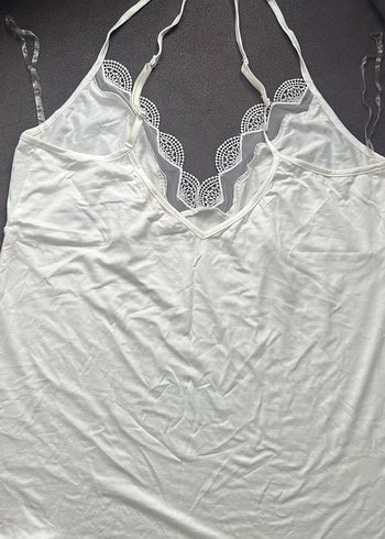 xxl Beden beyaz Renk Beyaz Mini Dantel Detaylı Kadın Pijama Takımı