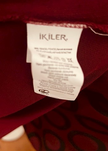 44 Beden bordo Renk Bordo Truvakar yarasa Kollu triko elbise