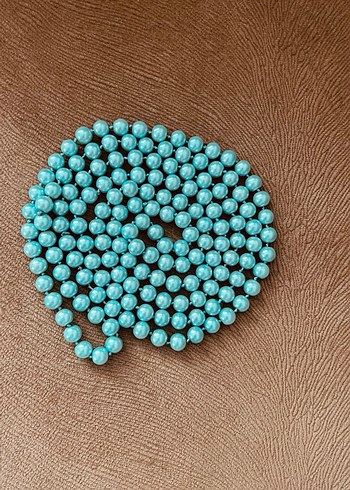 Accessorize Uzun Turkuaz Boncuklu Bohem Kolye