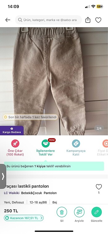 LC Waikiki Lc Waıkıkı keten pantolon