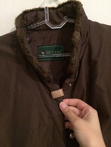 xl Beden kahverengi Renk Vintage mont/ceket