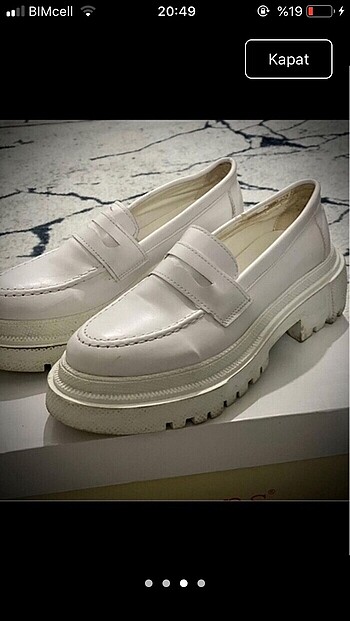 Zara Oxford/loafer ayakkabı