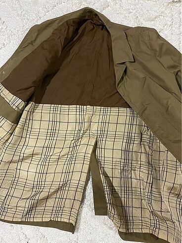 xl Beden kahverengi Renk Vintage kahverengi trençkot