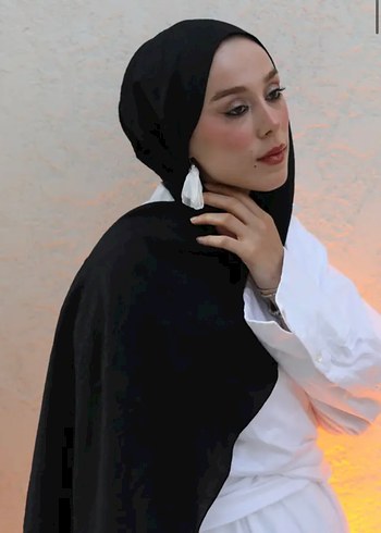 Beden siyah Renk İnce pamuk aya Rami neo Şal