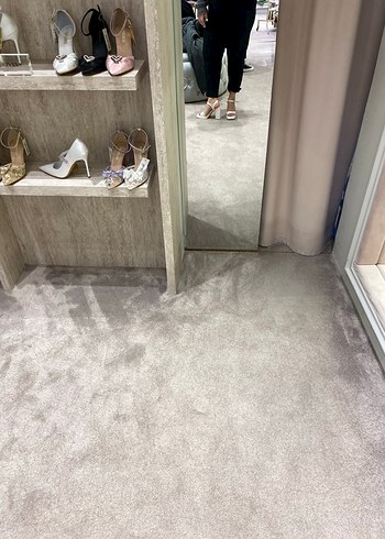 Beyaz Deri Kalın Topuklu Kadın Ayakkabı - Görsel 2