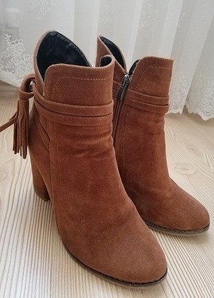 39 Beden camel Renk Topuklu bot